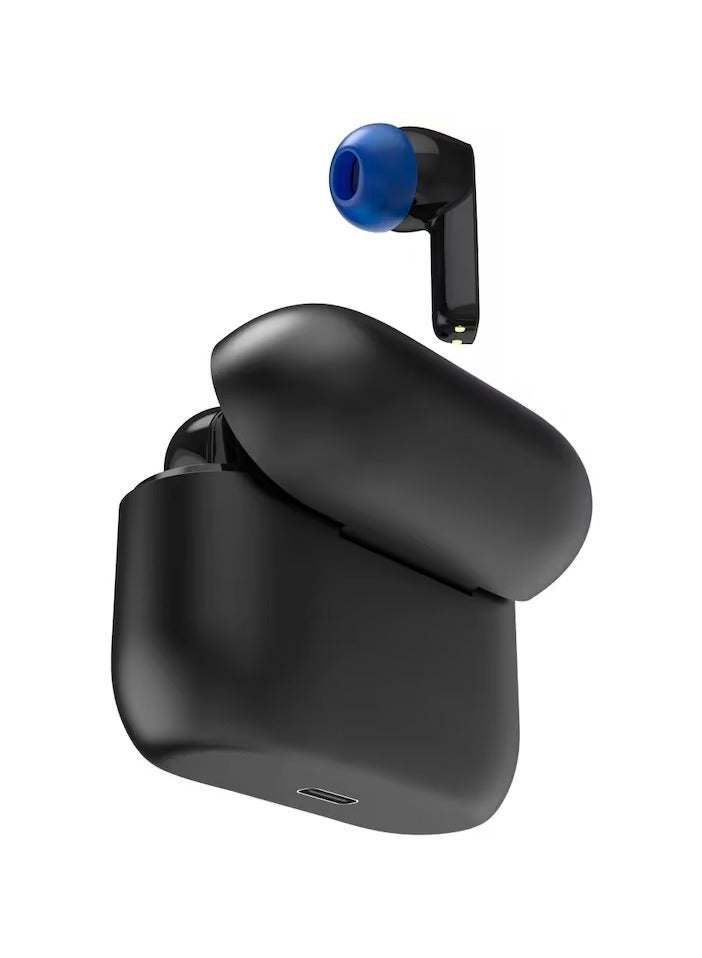 Hama Wireless Earbuds, Wireless Bluetooth Earphone with Active and Environmental Noise Cancellation, Touch Control, True wireless Earbuds with In-Ear Headphones Calling, Microphone, Voice Control, 20 Hours Playtime - Black - Image 5